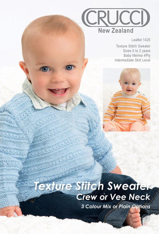 Crucci Pattern 1425 Baby Merino 4 ply