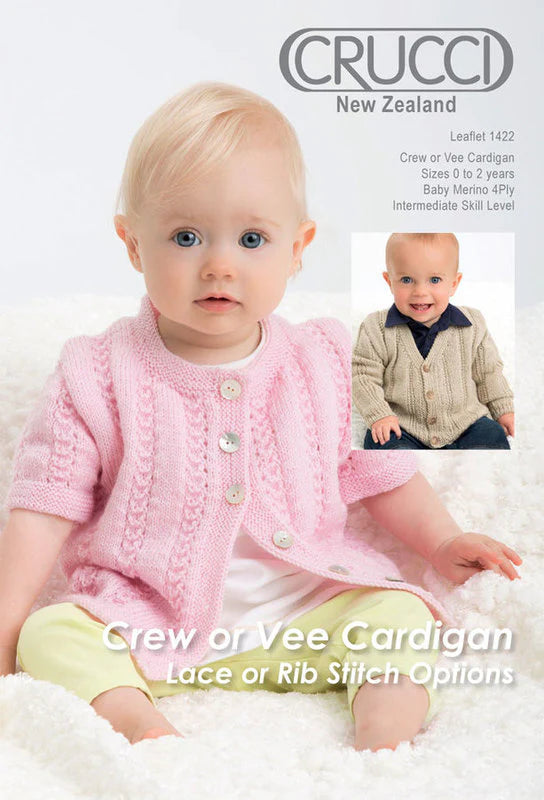 Crucci Pattern 1422 Baby Merino 4ply