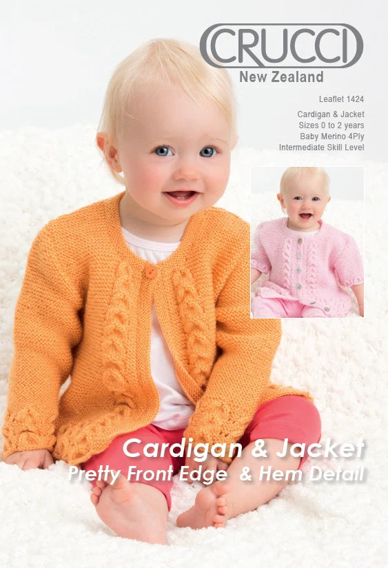 Crucci Pattern 1424 Baby Merino 4ply