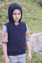 Load image into Gallery viewer, Alexander Hooded Vest LF28 in 8 Ply
