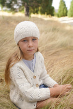 Load image into Gallery viewer, Kelsey Cardi and Hat LF45 in 8 Ply
