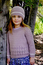 Load image into Gallery viewer, Brooke Sweater and Hat LF48 in 8 Ply
