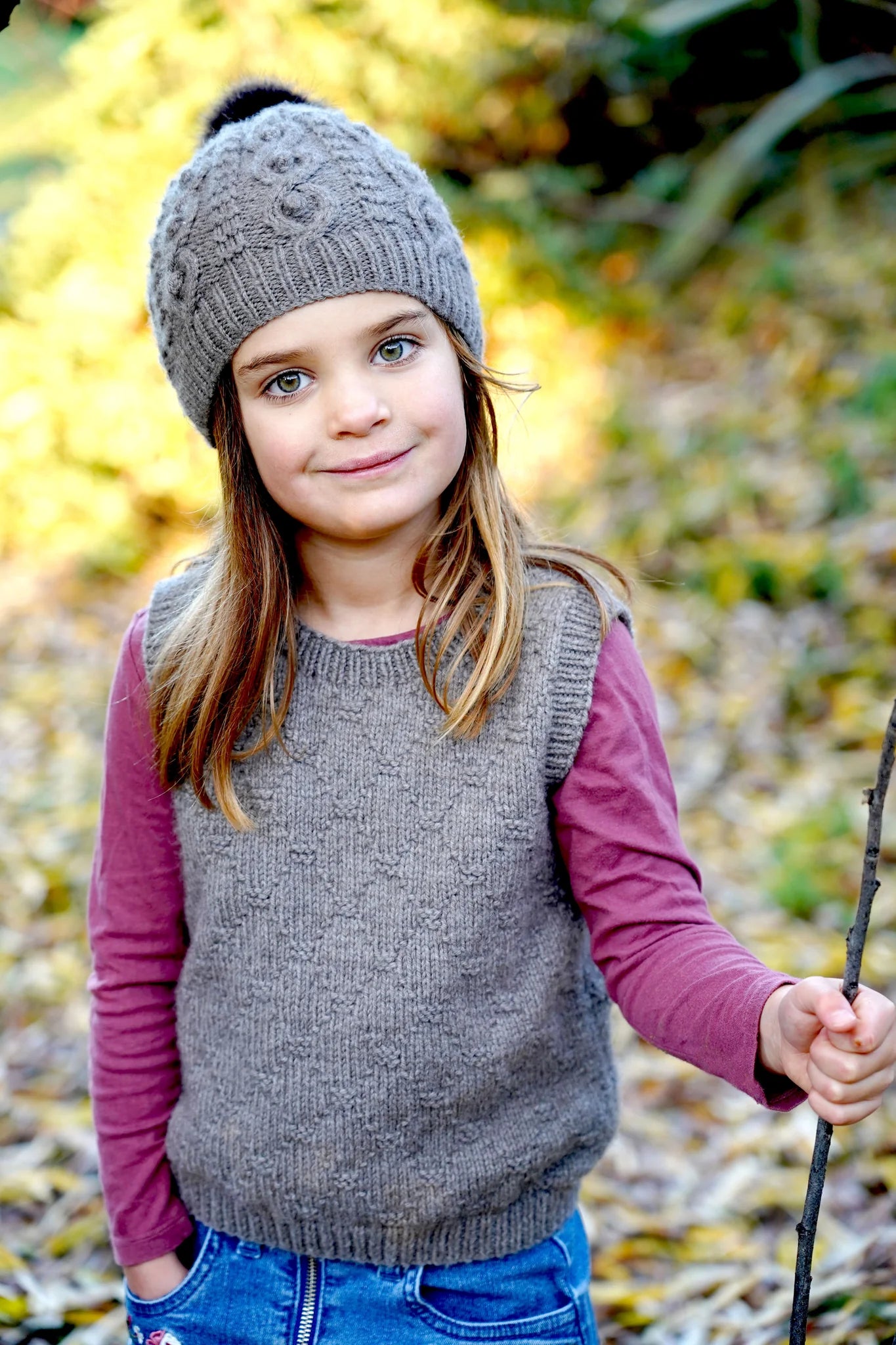 Vyna Vest and Hat LF50 in 8 Ply