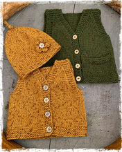 Load image into Gallery viewer, Ava &amp; Archie Vintage Vest &amp; Hat
