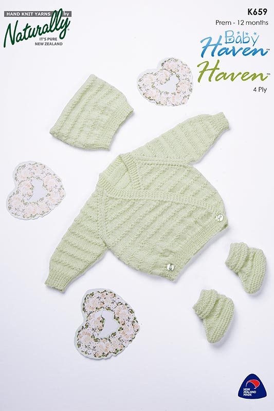 Naturally K659 Sweater and Hat in 4 Ply