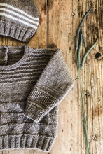 Load image into Gallery viewer, Kennedy Sweater and Hat BC104 in 8 Ply
