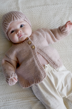 Load image into Gallery viewer, Poppy Cardi and Hat BC111 in 8 Ply
