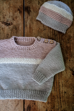 Load image into Gallery viewer, Aspen Sweater and Hat BC112 in 8 Ply
