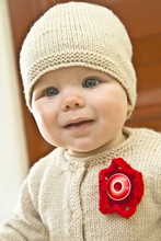 Load image into Gallery viewer, Indiana Cardi and Hat BC40 in 8 Ply
