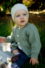 Load image into Gallery viewer, Addison Cardi and Beanie BC71 in 8 Ply
