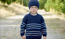 Load image into Gallery viewer, Jupiter Sweater and Hat LF44 in 8 Ply
