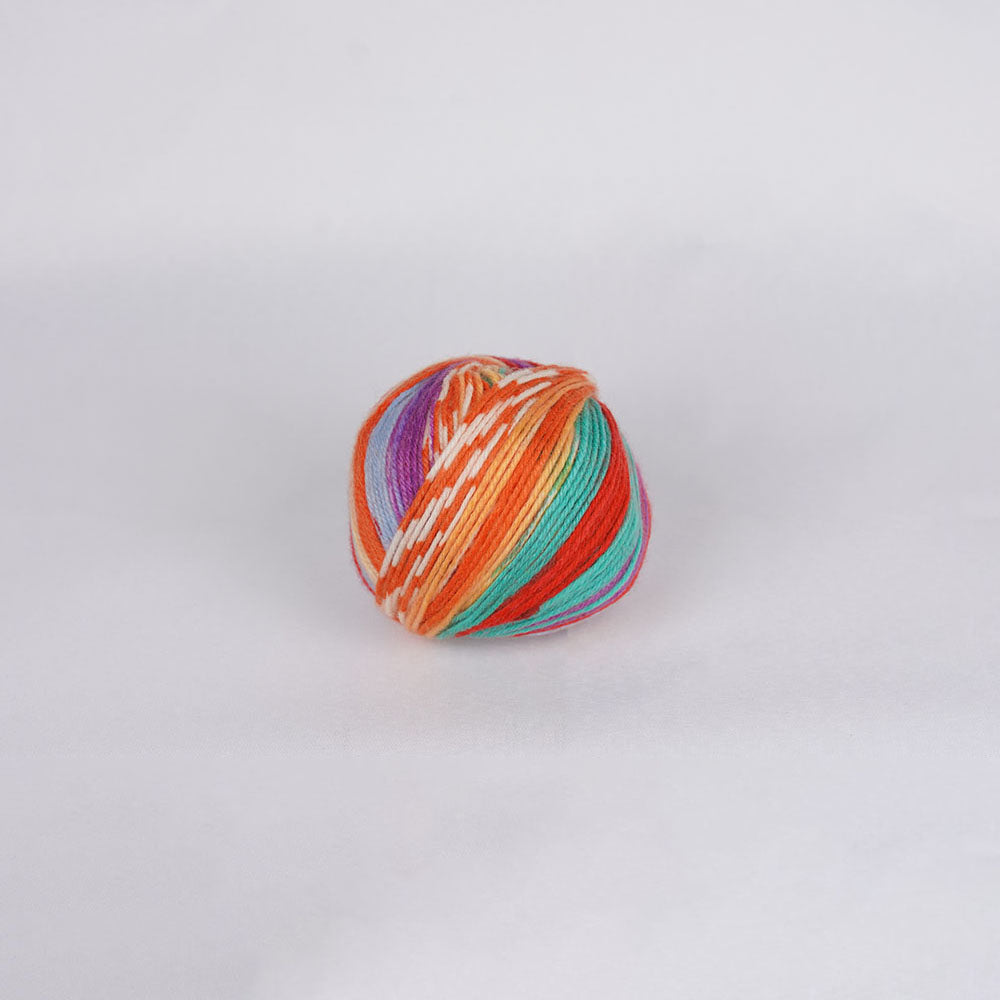 Knitcol 8 Ply Merino - Orange/Purple